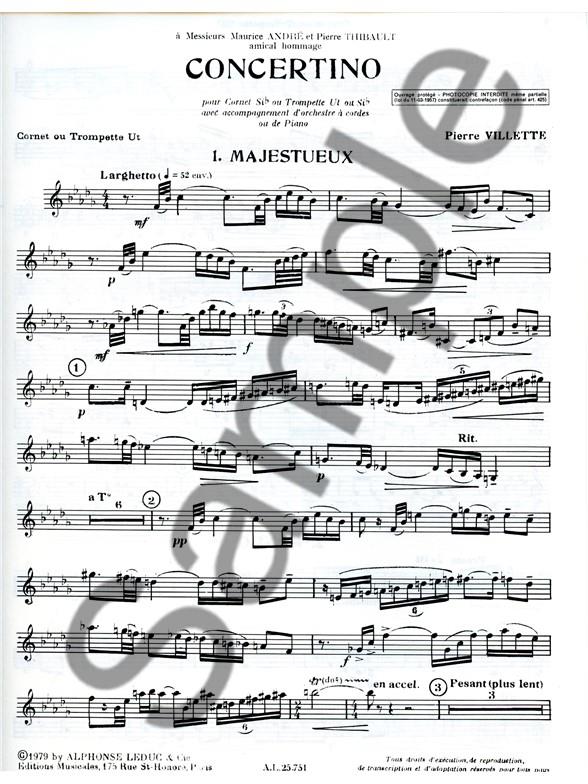 Pierre Villette: Concertino Op.43