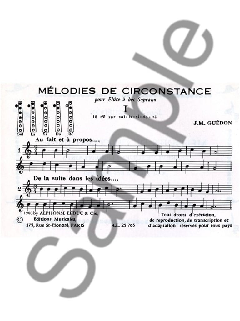 Melodies De Circonstance