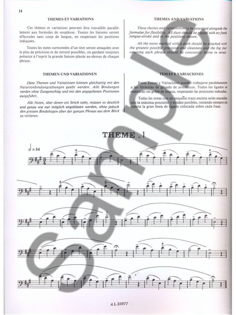 Flexibility for Tenor Trombone