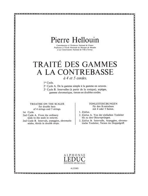 Traite des Gammes a la Contrebasse, Cycle 2a