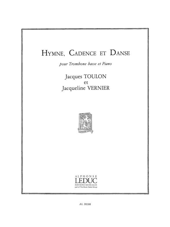 Hymne, Cadence Et Danse (Bass Trombone And Piano)