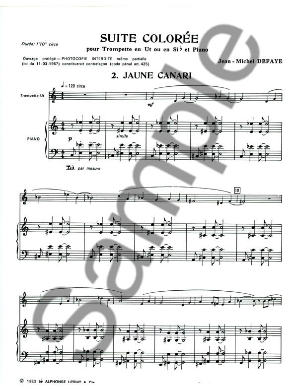 Suite coloree No.2 - Fatigue
