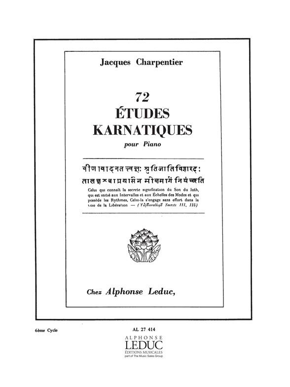 74 Etudes Karnatiques Cycle 06