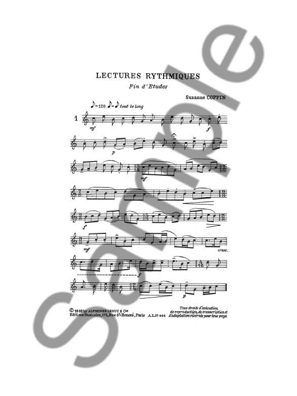 Lectures Rythmiques Fin D'etudes