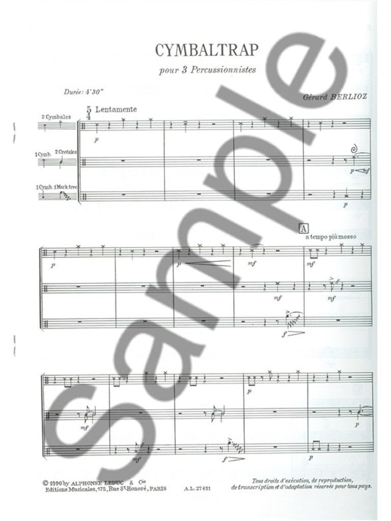 Gerard Berlioz: Cymbaltrap