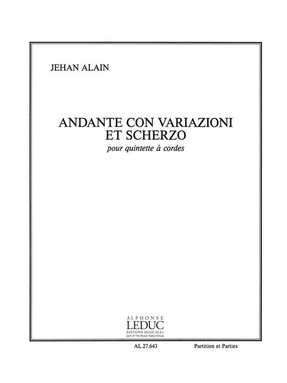 Andante con variazioni et Scherzo