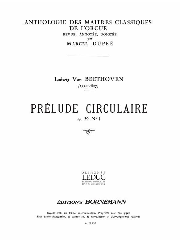 Prelude Circulaire Op39/N01
