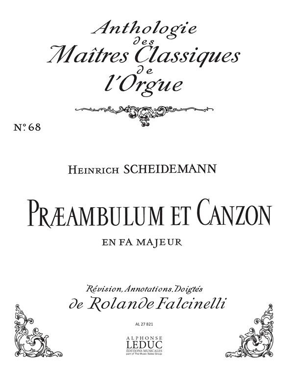 Preambulum Et Canzon En Fa Maj