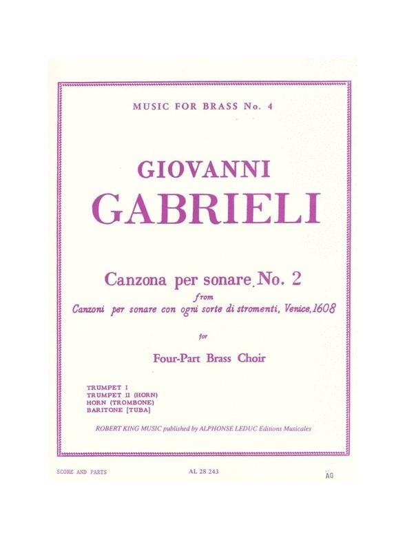Canzona Per Sonare N02