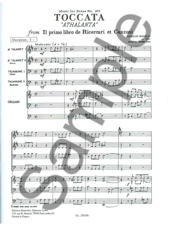Toccata Athalanta