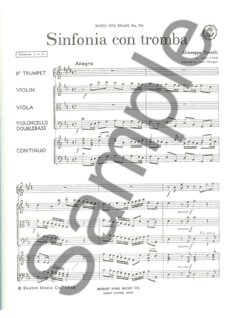 Sinfonia con Tromba