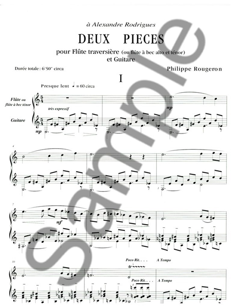 Philippe Rougeron: 2 Pieces
