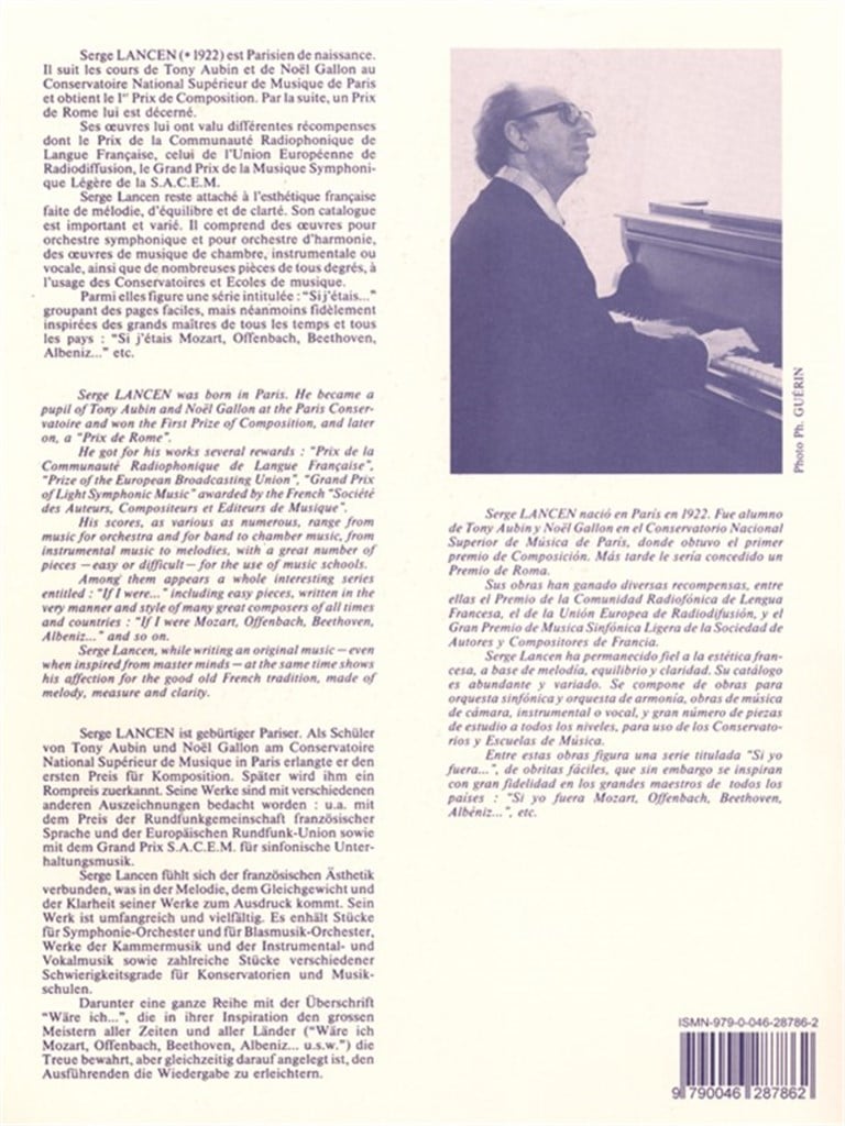 Si J'Etais -N010 Schubert/N011 Chopin-N012 Grieg