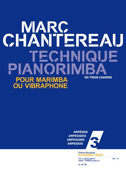 Technique pianorimba (en 3 cahiers) vol. 3