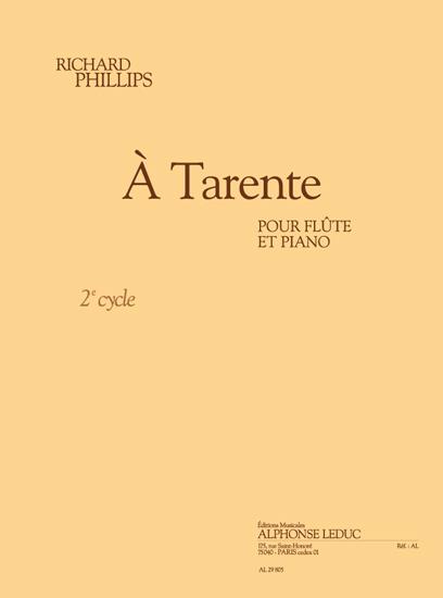 À tarente (cycle 2) (3'10'') pour flûte et piano