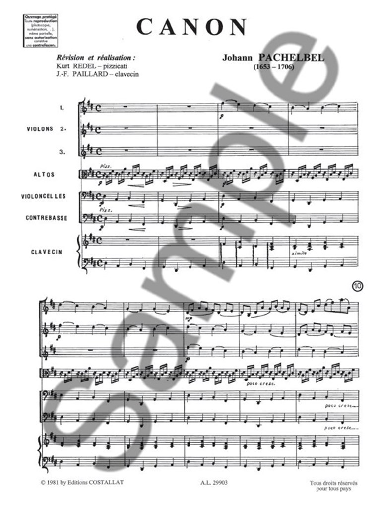 Johann Pachelbel: Canon