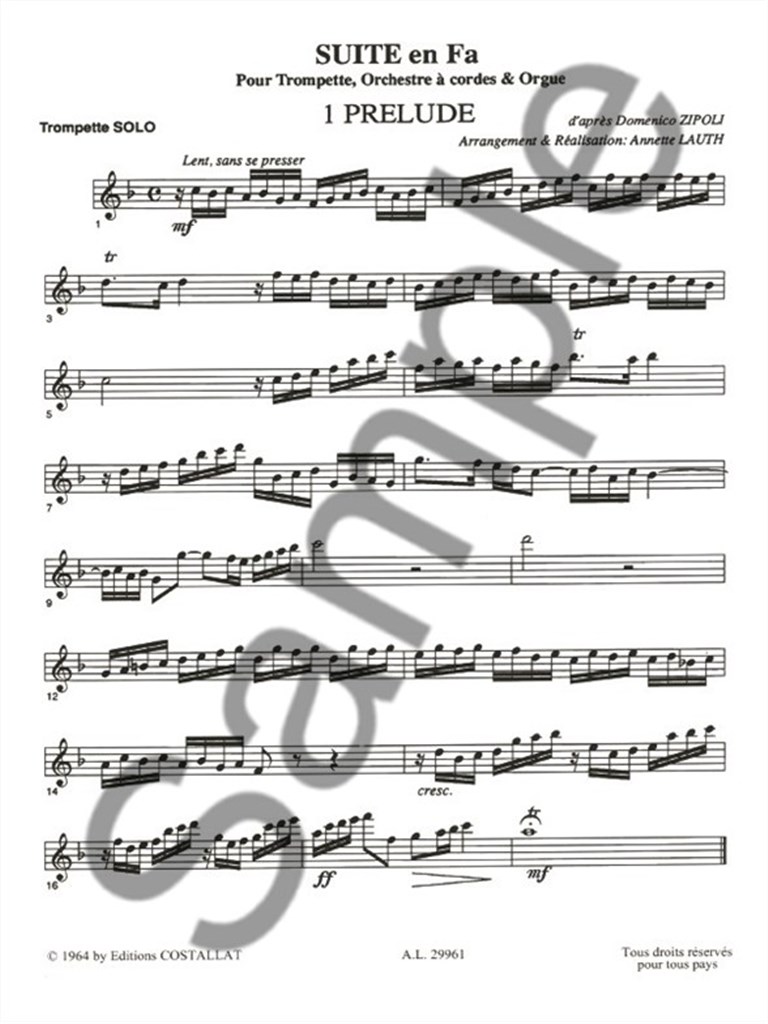 Lauth Suite In F
