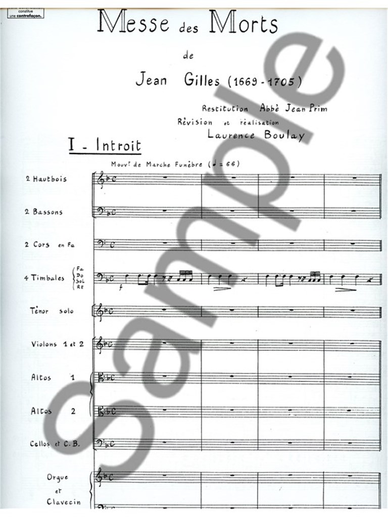 Messe Des Morts -Requiem