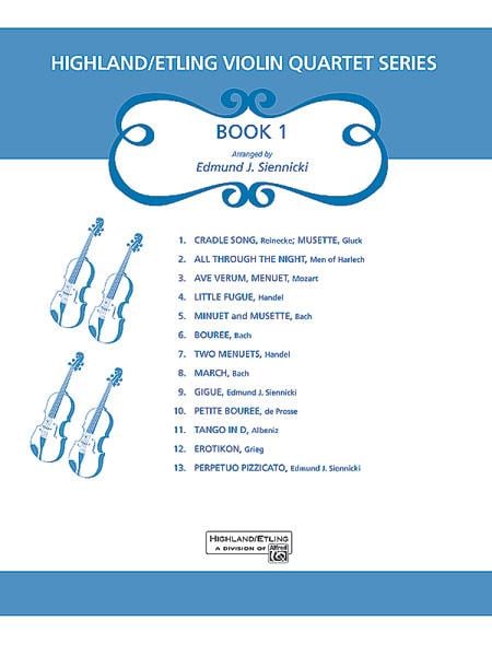 Highland/Etling Violin Quartet Series: Set 1