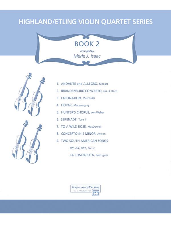 Highland/Etling Violin Quartet Series: Set 2