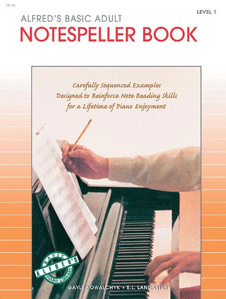 Alfred's Basic Adult Piano Course Notespeller 1