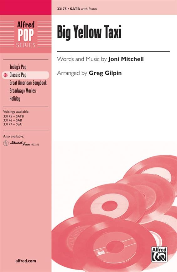 Big Yellow Taxi - SATB