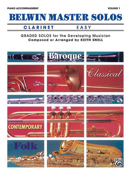 Belwin Master Solos, Volume 1 (Clarinet)