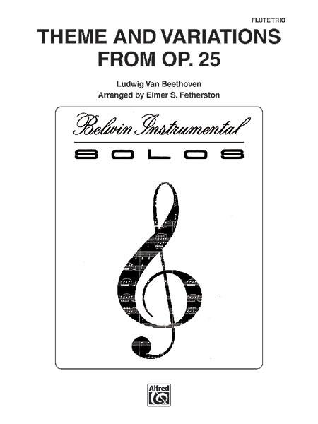 Theme and Variations, Op. 25