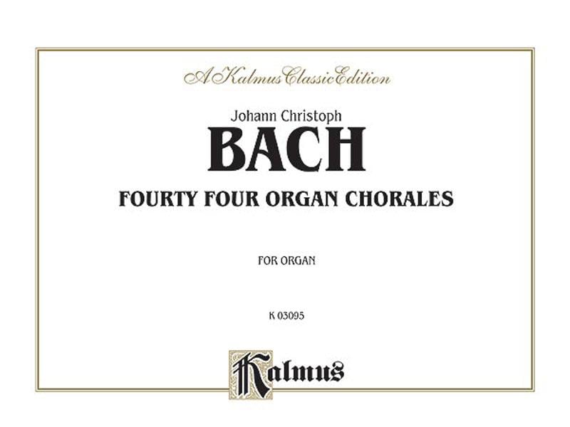 Forty-four Organ Chorales