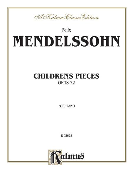 Children's Pieces, Op. 72