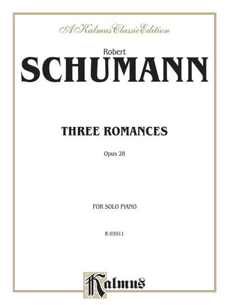 Three Romances, Op. 28