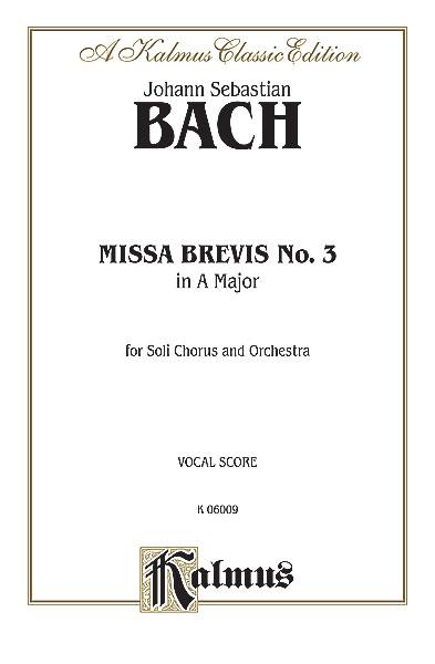 Missa Brevis No. 3 in A Major