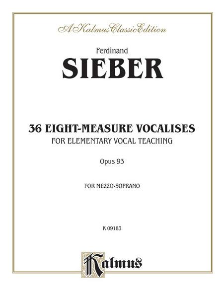 36 Eight-Measure Vocalises for Elementary Teaching