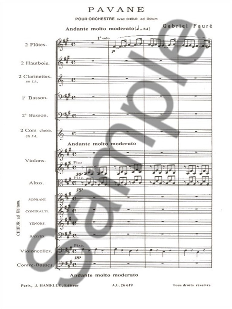 Pavane Op. 50 (Pocket Score)