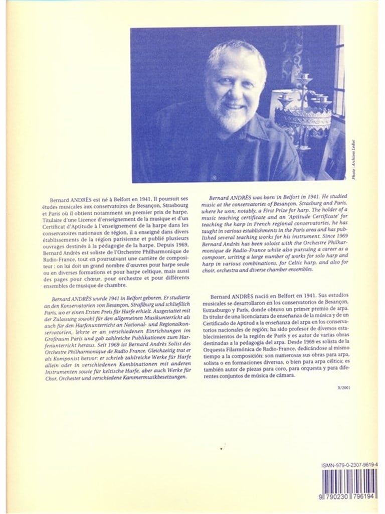 Marelles pour Harpe - 2ème Cahier