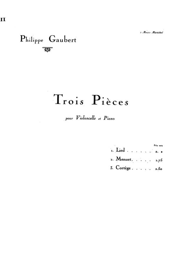 Philippe Gaubert: Cortege