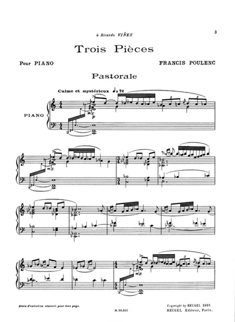 Pezzi (3) (Pastorale Inno Toccata)