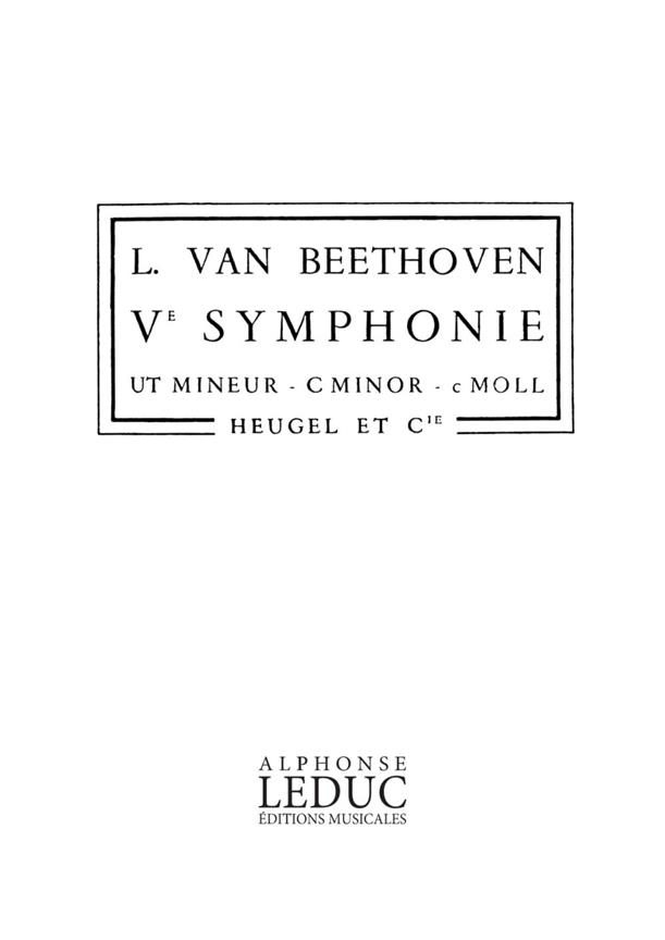 Symphonie N05 Op67 Ut Mineur