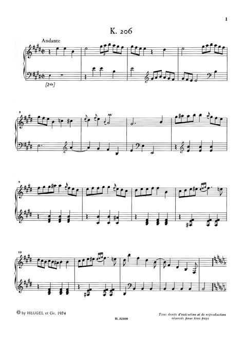 Sonatas, Volume 5 [K. 206-255]