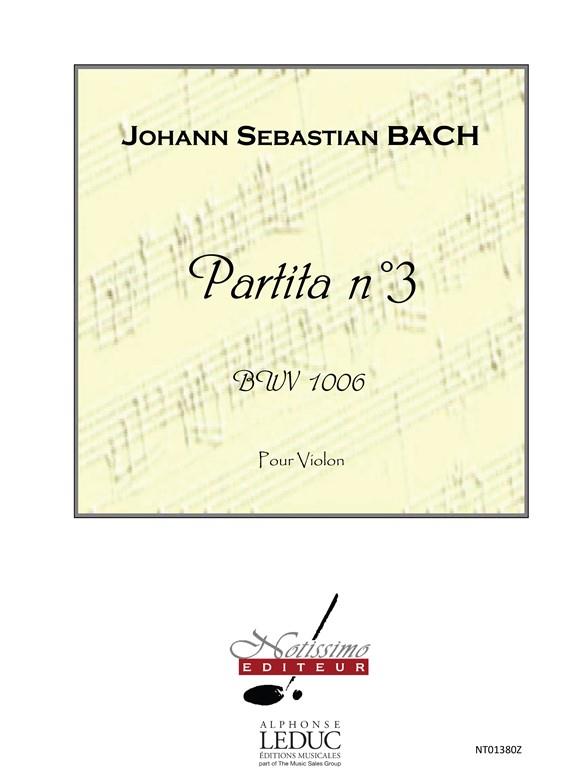Partita N03 Bwv1006