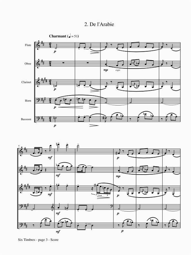 Six Timbres
