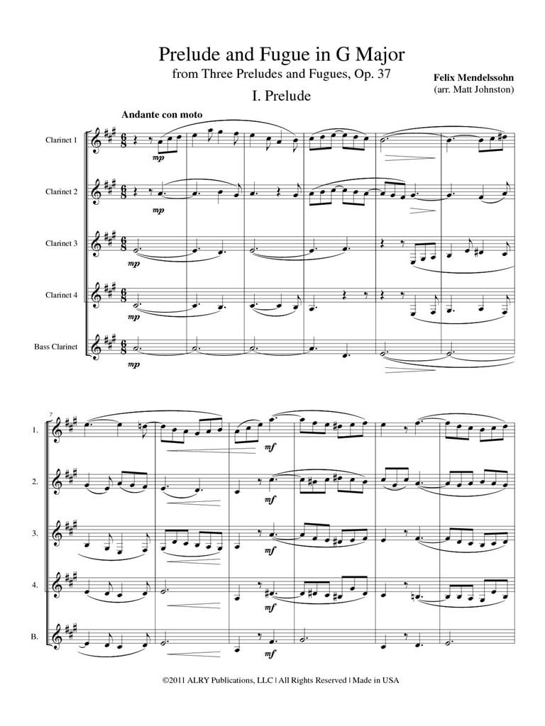 Prelude and Fugue In G Major