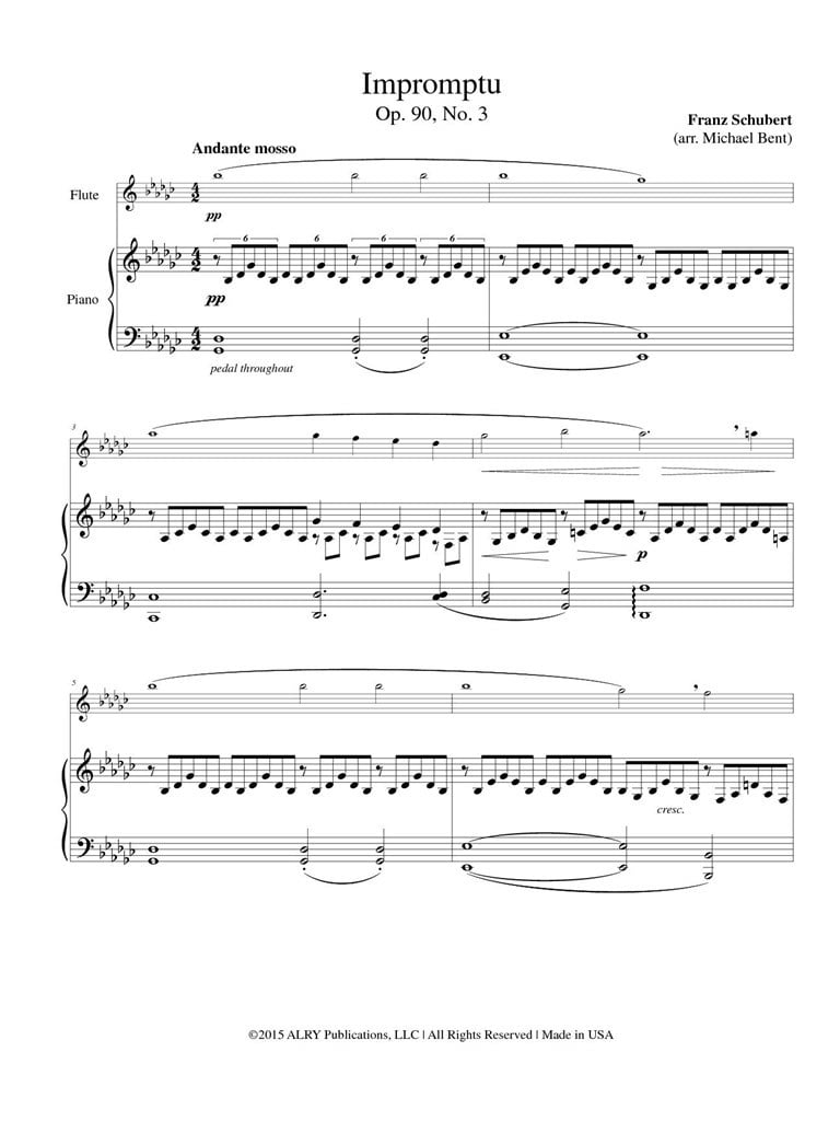 Impromptu, Op. 90, No. 3