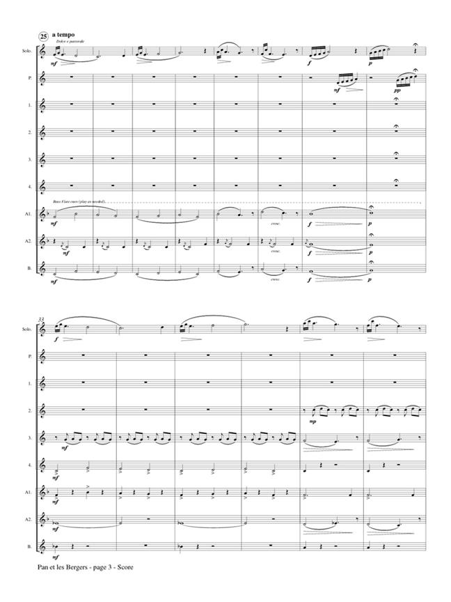 Pan et Les Bergers, From La Flute De Pan