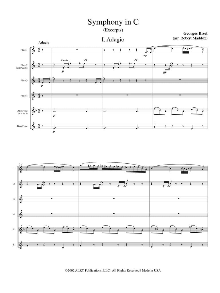 Symphony In C Major - Two Themes