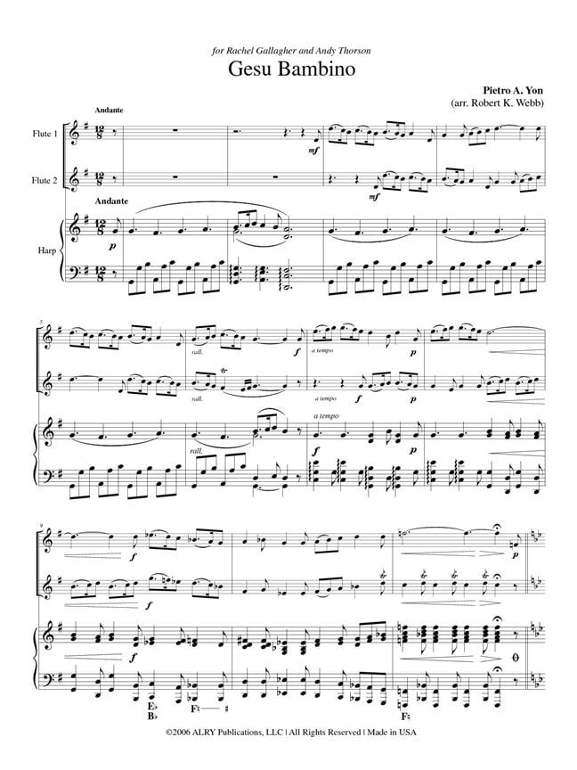 Jesu Bambino - Flute