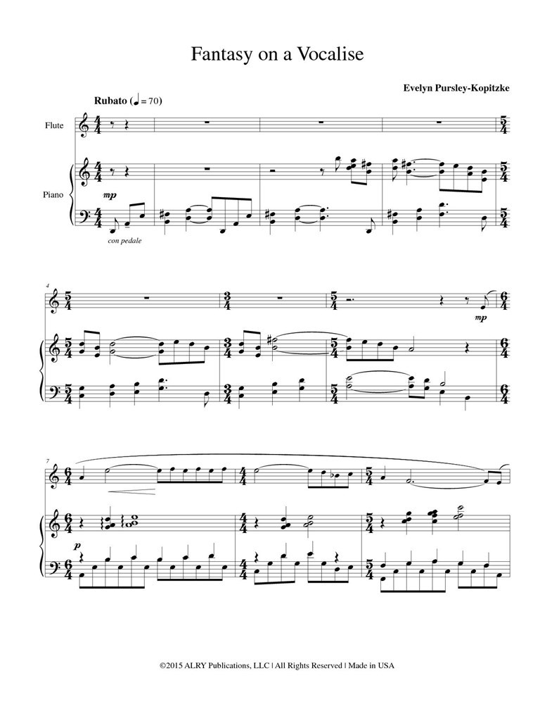Fantasy On A Vocalise