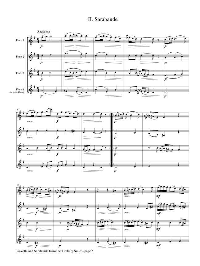 Gavotte and Sarabande From The Holberg Suite