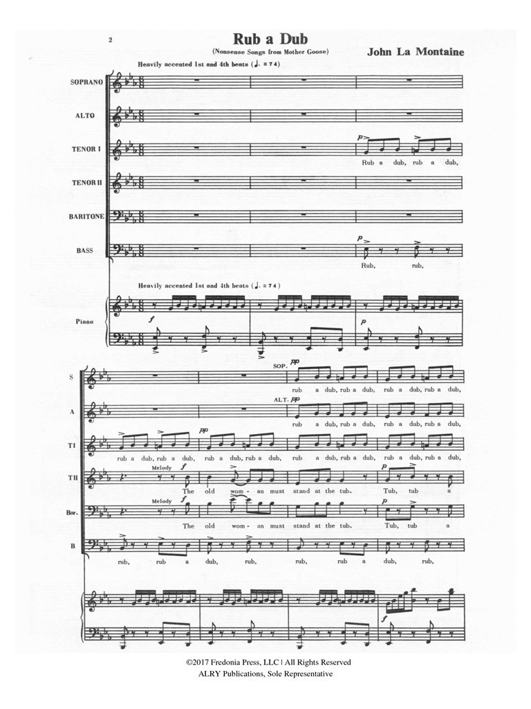 Rub a Dub from 'Nonsense Songs from Mother Goose'