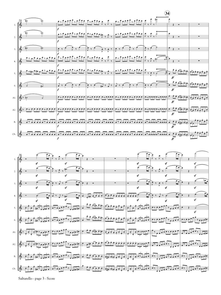 Saltarello From Symphony No. 4